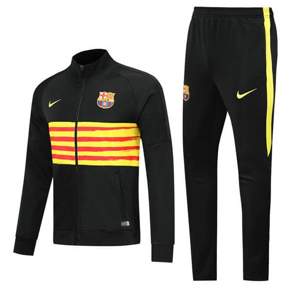 Chandal Barcelona 2019/20 Negro Amarillo Rojo